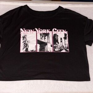 Black New York City Graphic Tee